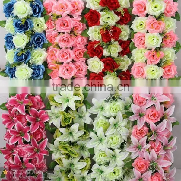 Wholesale Artificial Flower Wall for Wedding Decoration photo-5