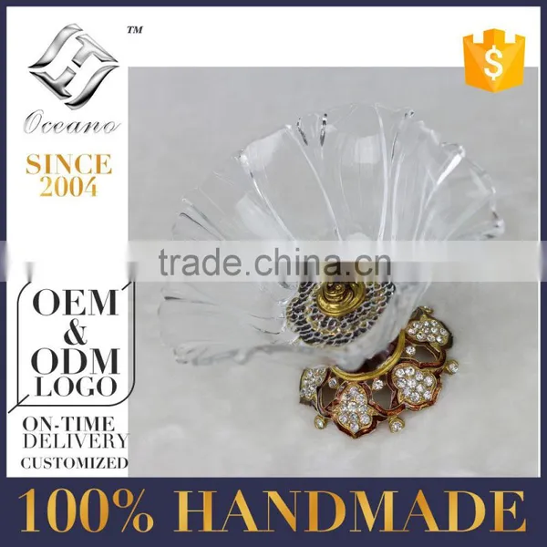 Customized Design Glass Plater With Ajour Setting
