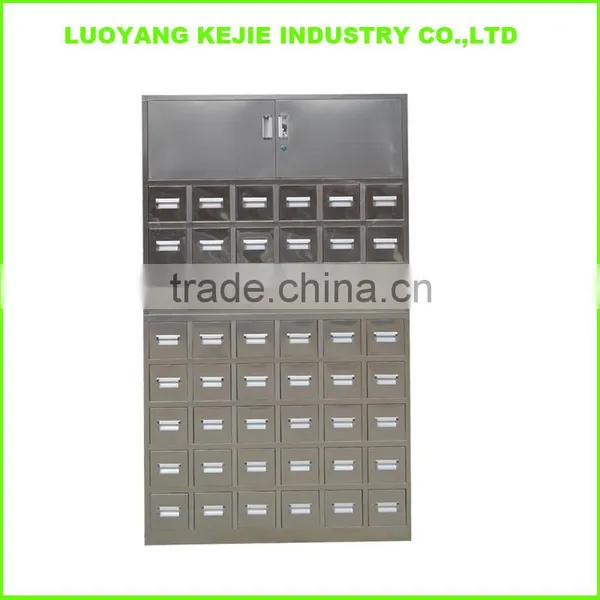 Electrostatic Powder Coating OEM medical drawers cabinet,chemical storage cabinet,spare parts cabinet