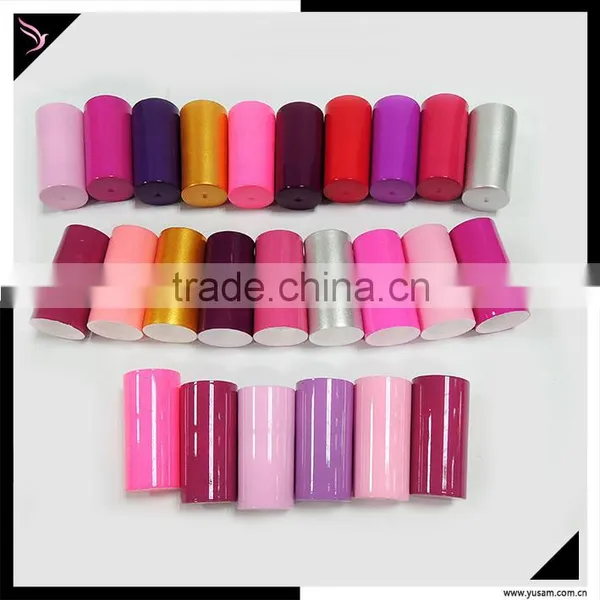 Classy Colorfull Plastic Nail Polish Bottle Screw Caps With Color Coating photo-2