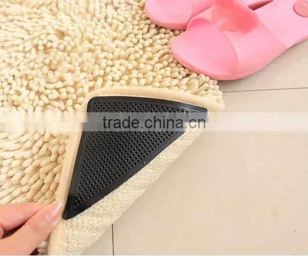 Shenzhen Furniture Sticky Material Non Slip Rug Corner Grippers Grip Carpet Corner