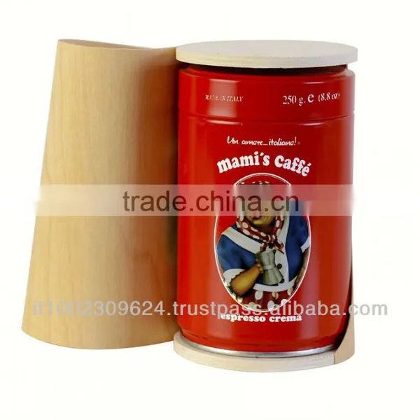 Wooden Gift Box With Exclusive Coffee Tin Single