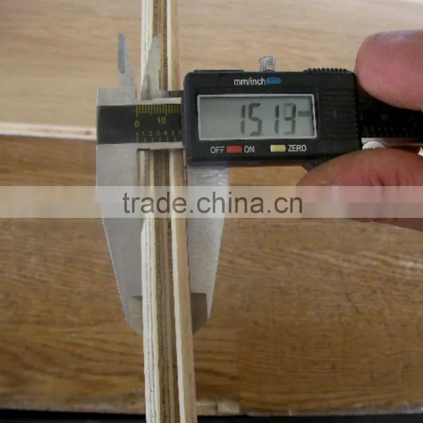 Wide Plank Unfinished Oak Wood Engineered Flooring 260mm photo-4