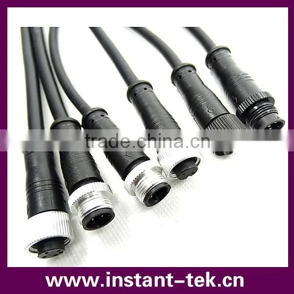 INST Male to Male With Nut Bulkhead Pigtail Cable Connector Adapter photo-5