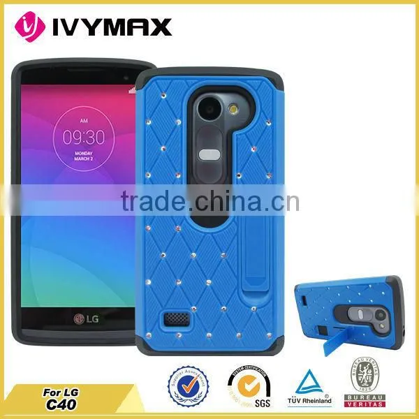 Hot Selling Models Diamond Stand Cover Case for lg C40 Leon photo-5