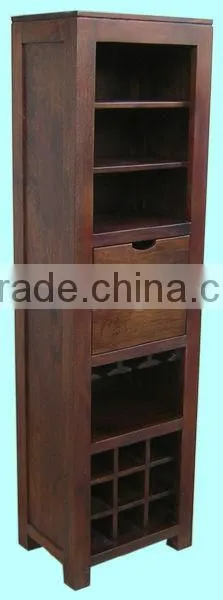 Wooden Wine Cabinet,wine Rack,bar Counter,bar Table Set,bar Cabinet,bar Unit,sheesham Wood Furniture photo-3