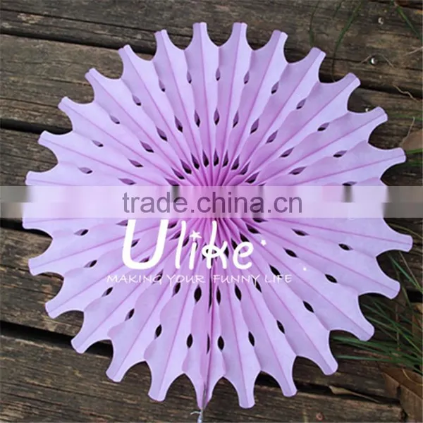Popular Tissue Paper Fans Ceiling Decoration Inflatable Helicopter Party Decoration photo-4