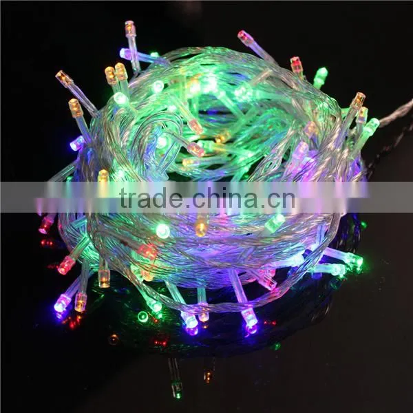LED String Lights,33 ft 100 LED Bulbs String Fairy Clear Warm White Wire Lights Set With Certified Adapter for Outdoor Wedding photo-4
