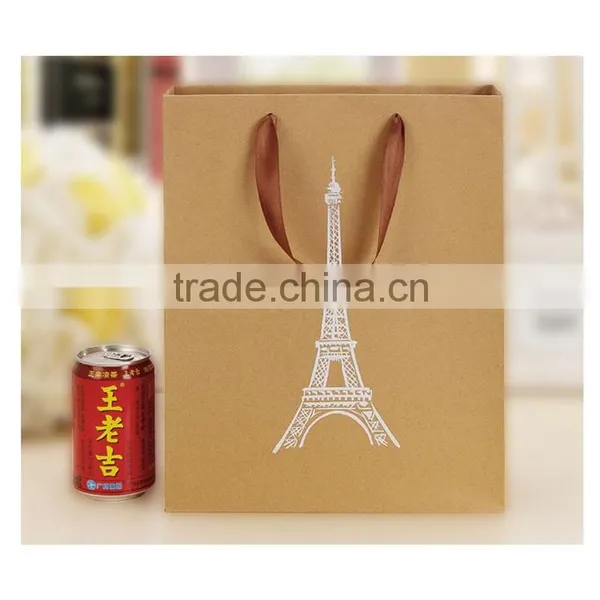 2015 High Quality Custom Cheap Craft Paper Bag Custom Brown Paper Bag photo-2
