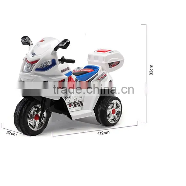 Kids Police Motorcycle Scooter Tricycle Electric Ride On 12V Genuine New photo-6