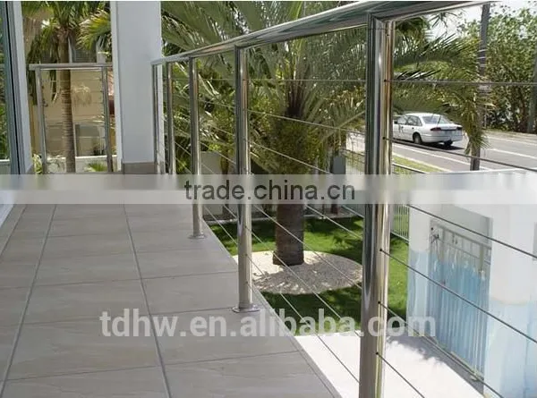 Stainless Steel Wire Raiing Cable Balustrade Tension Wire Rails Quality Choice photo-2