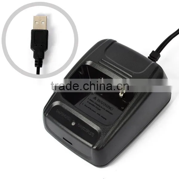 DC5V-500mA Desktop Li-ion USB Battery Charger For BaoFeng BF- 888S Walkie Talkie photo-5
