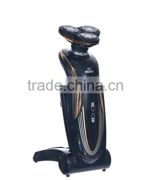 New Arrival 3 Head 3 in 1 12v Black Man Electric Shaver for Men photo-4