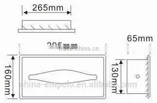 Empolo Wall Recessed Toilet Paper Holder And Toilet Paper Holder, Tissue Paper Holder 6801 photo-2
