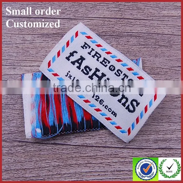 Cheap Polyester Woven Garment Labels Main Label for Jeans Clothing