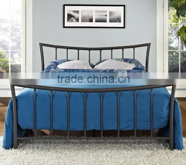 Modern Design Cheap Platform Metal Bed Frame Queen Double photo-3