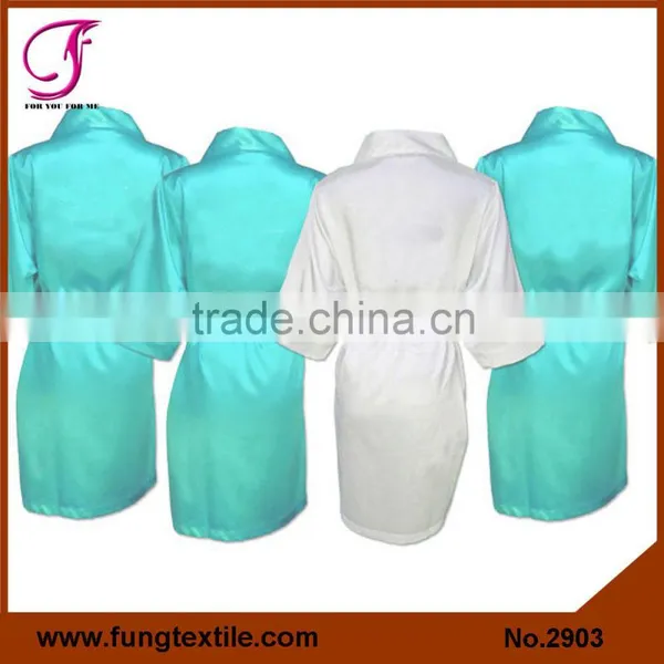 2903 Women Satin Bath Robe photo-3