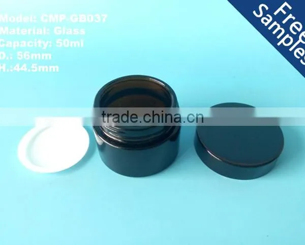 Empty 50g Amber Glass Jar photo-2