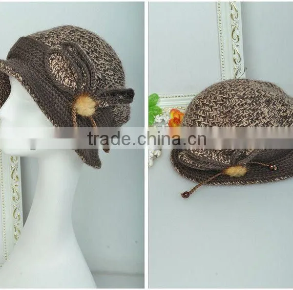 Pattern POM Knitted Hats for Dressing