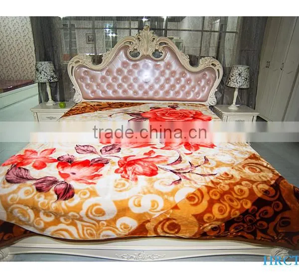 Hot Selling New Design 100 % Polyester Korean Style 2 Ply Mink Blanket photo-3