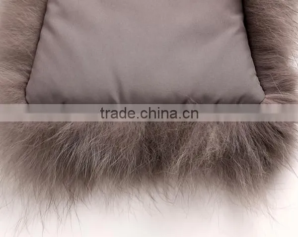 2016 New Style Real Fox Fur Scarf/high Fashion Shiny Style Fur Scarf for Ladies KZ160083 Quality Choice photo-2