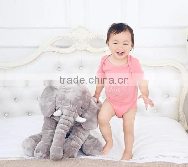 Hot Style Children's Elephant Doll/ Elephant Back Cushion Pillow WeiDang Super Soft Plush Toys Elephant Baby Pillows Waist photo-2