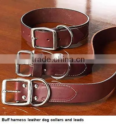 Leathere Dog Collar Plain