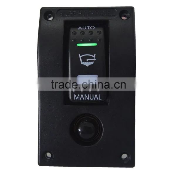Bilge Pump Switch Panel with Breaker Protection
