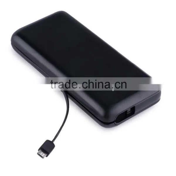 TRUSDA New Product Lithium Battery Charger Built in Cable Solar Power Bank 13000mAh With CE FCC ROHS photo-4