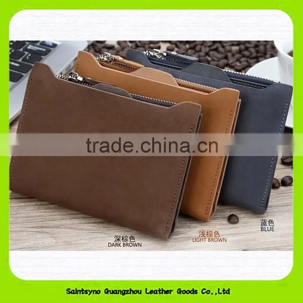 15642 Bifold Genuine Leather Mens Wallets RFID Blocking Leather Wallet for Men photo-3