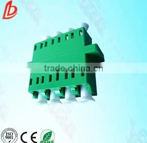 LC Squared Fiber Optic Adapter / Connector With Zirconia Sleeve / lc Apc Adapter