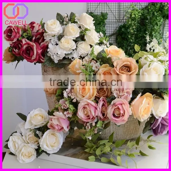 Fake Rose Bushes,artificial Wholesale Cabbage Rose photo-2