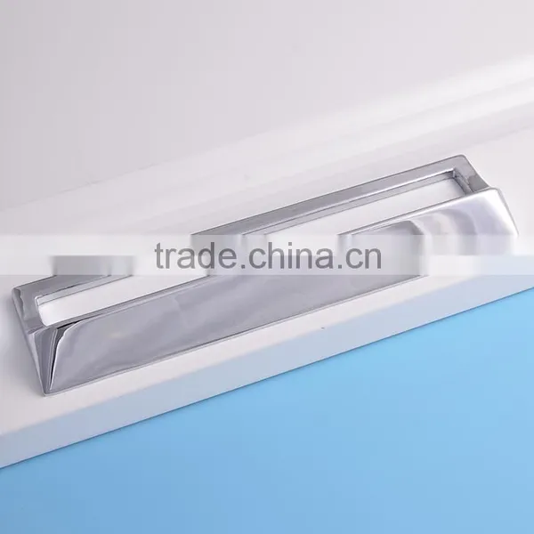 China Manufacturer Customized Chrome Plated Aluminum Alloy Kitchen Cabinet Dresser Drawer Cupboard Hidden Handle