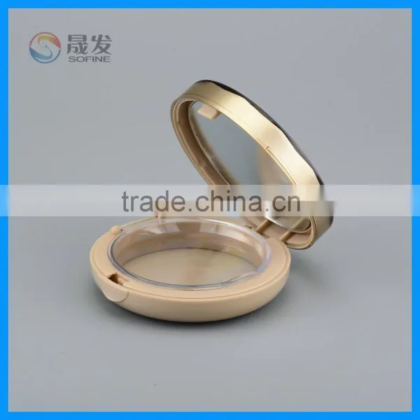 Fashion Cosmetic Compact Powder Case With Mirror photo-3