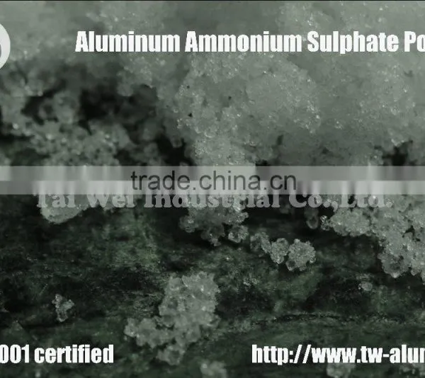 High Qulaity Powder Aluminum Sulfate Aluminium Ammonium Sulphate