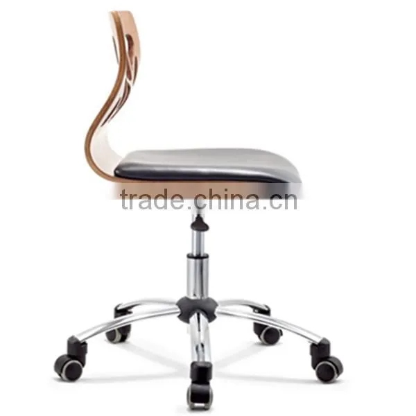 ROLLING ADJUSTABLE SWIVEL STOOL - BAR TABLE CHAIR W/WHEELS -MASSAGE/TATTOO- BLACK photo-4
