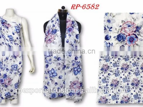 100% Polyester Spun Beach Pareo & Scarves photo-6