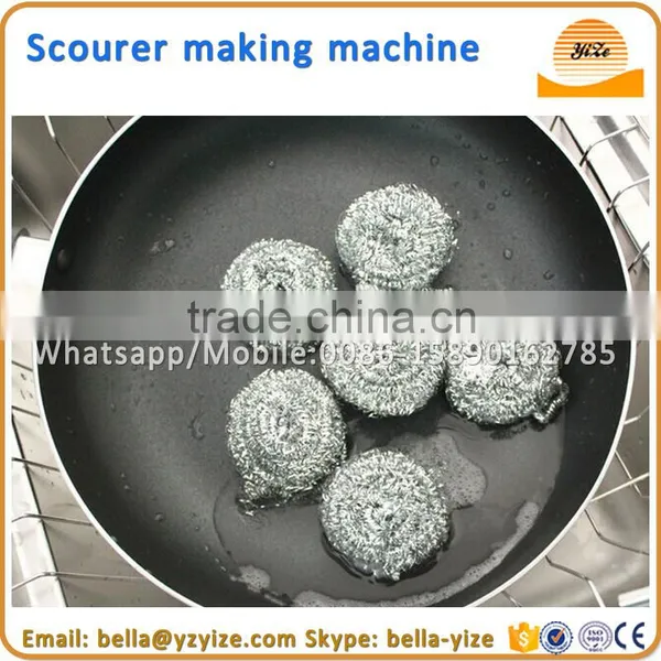 Wire Mesh Machine,kitchen Spiral Scourer Making Machine,cleaning Scourer Ball Making Machine photo-4