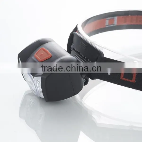 1W+4 Red LED Headlight Portable Camping Headlamp Outdoor Emergency Head Torch photo-3