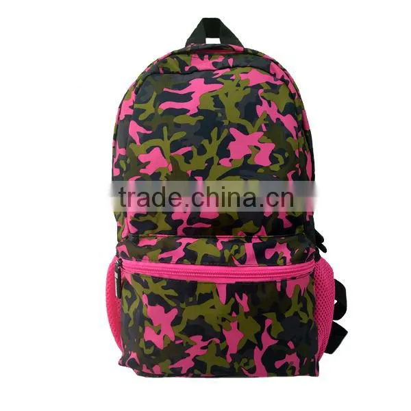 China Mini Camouflage School Bag New Models for Girls photo-2