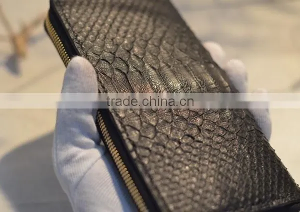 Custom Money Wallet, China Sopplier 100% Real Python Genuine Leather Wallet photo-6