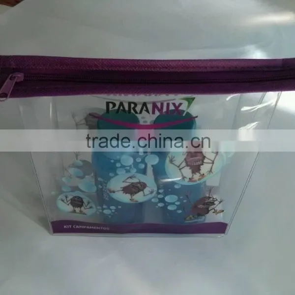 4c Printing Plastic Insulated Clear Pvc Cosmetic Bag photo-2