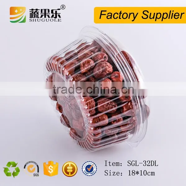 Plastic Clamshell Dry Fruit Punnet Packaging Container photo-5