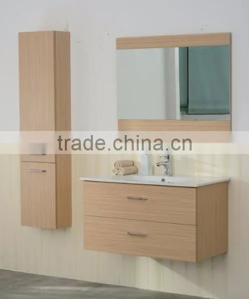 Chinese supplier modern solid wood bathroom cabinet