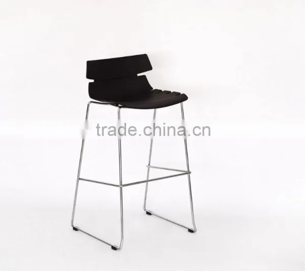 China Wholesale Steel Legs Bar Stool High Chair photo-2