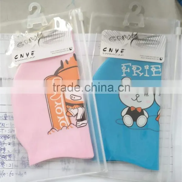 CNYE Waterproof Silicone Kids Swimming Caps Swimming Hat CN-150901# photo-3