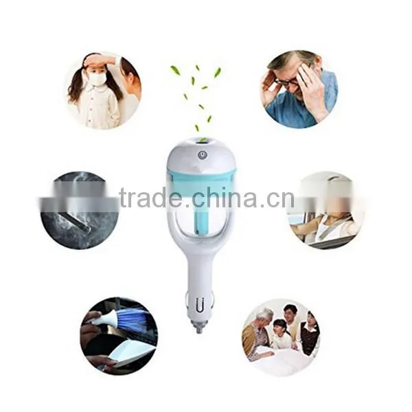 Car Air Purifier Humidifier Aromatherapy Car Styling Power Protection Humidifier Essential Oil Diffuser Charger Humidifier photo-6