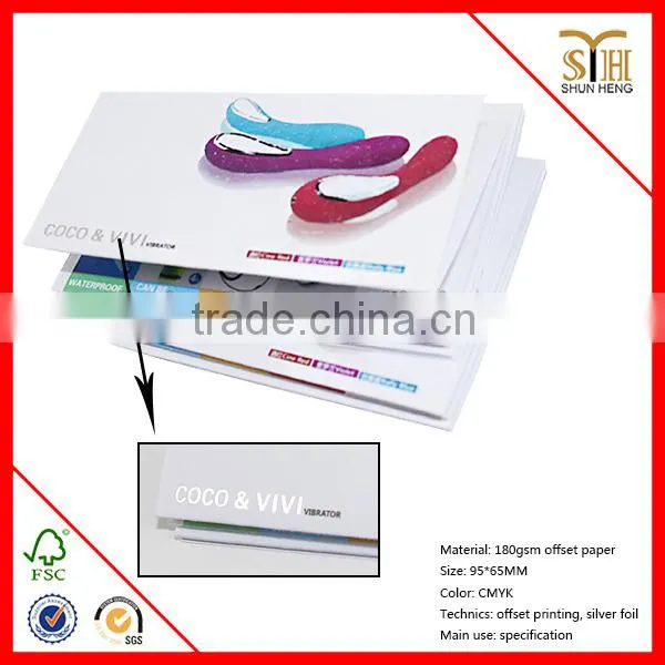 the Most Promotional Made in China Instruction Book