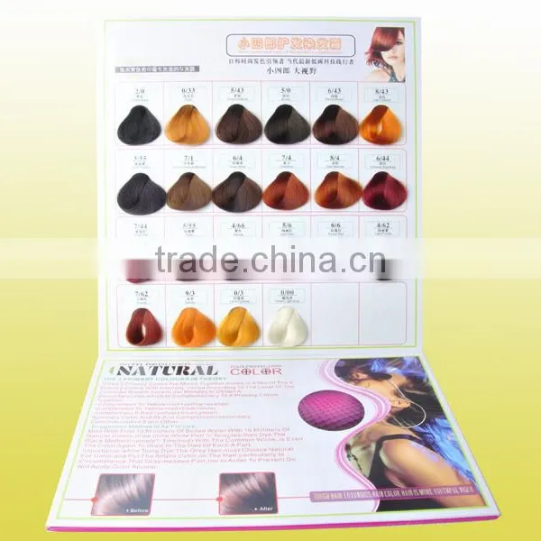 OEM/Private Label Hair Color Swatches Chart for Hair Color Guide photo-4