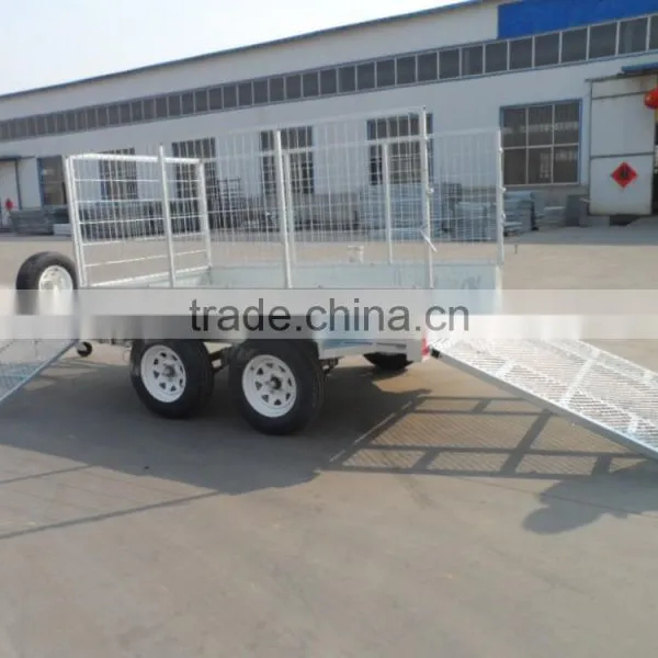 9'x5' Hydraulic Galvanized Tandem Tipper Box Trailer photo-2